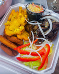 Haitian Fries (Turkey Chicken,Accra,banana)